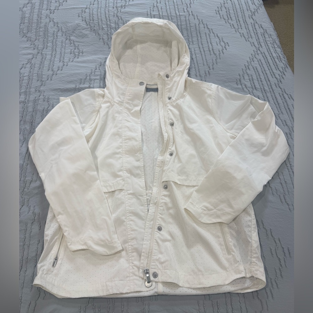 Athleta White Aerate Jacket Lightweight Casual Wear - Picture 3 of 16